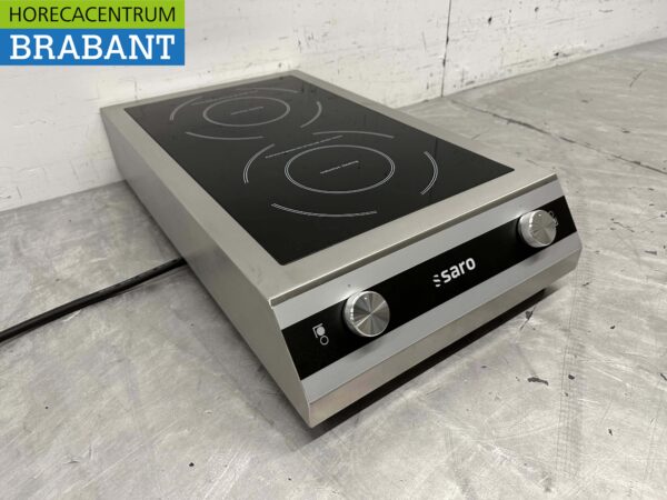 Saro Anita Induktionskochfeld aus Edelstahl 7 kW 400V Horeca – Bild 3