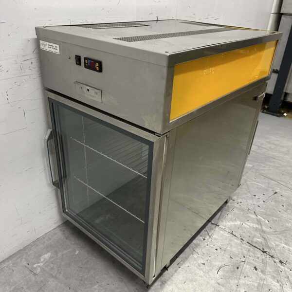Edelstahl Franke Kühlvitrine Konditor 160 Liter 230V Horeca