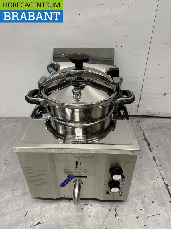 Edelstahl-Hochdruckfritteuse Fritteuse 15 Liter 230V Horeca