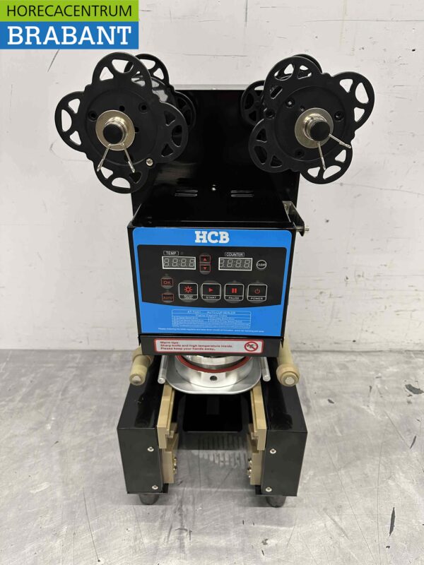 Automatischer Tassenverschließer Tassenverschließmaschine Bubble Tea 300/500 Tassen pro Stunde 230V Horeca