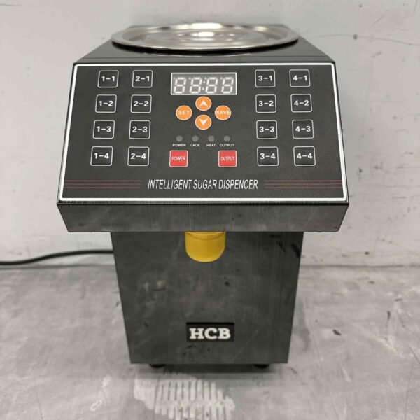 Fruchtzuckerautomat Frustose Spender für Bubble Tea 16 Tasten 7 Liter 230V Horeca