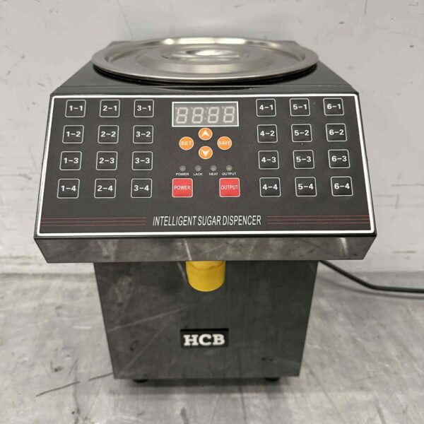 Fruchtzuckerautomat Frustose Spender für Bubble Tea 24 Tasten 9,5 Liter 230V Horeca