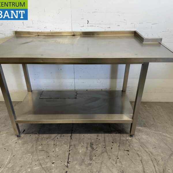 Edelstahl Arbeitstisch 145 x 70 x 88 cm Horeca