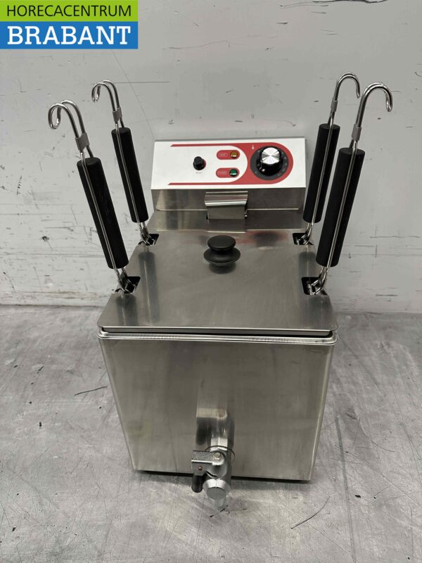 Edelstahl Elektrischer Nudelkocher Pasta 4 Körbe 230V Catering