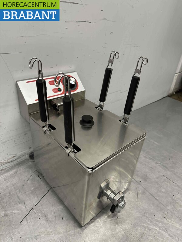 Edelstahl Elektrischer Nudelkocher Pasta 4 Körbe 230V Catering – Bild 3