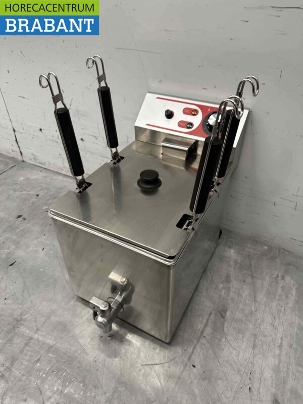 Edelstahl Elektrischer Nudelkocher Pasta 4 Körbe 230V Catering – Bild 4