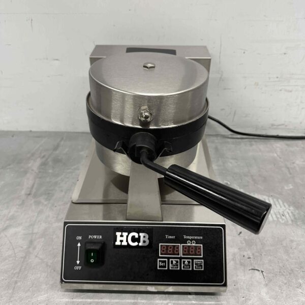 Digitales Waffeleisen aus Edelstahl mit Zeitschaltuhr 230V Catering