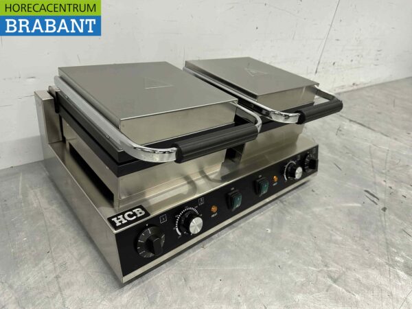 Doppeltes Waffeleisen aus Edelstahl Lüttich Waffeln 230V Catering – Bild 4