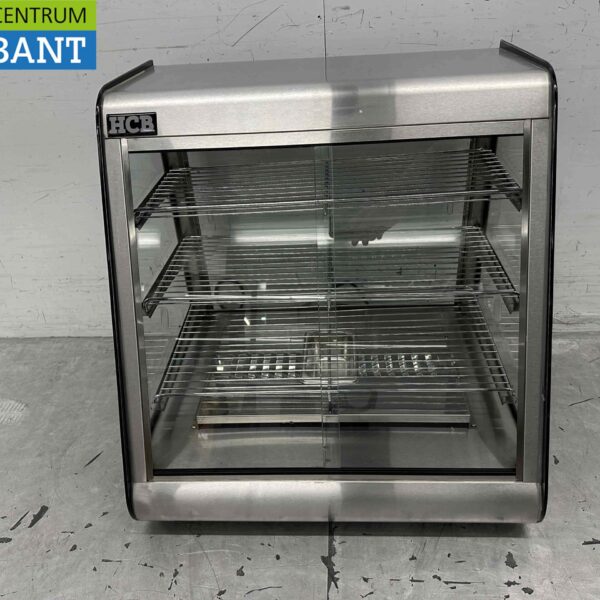 Edelstahl-Wärmevitrine Wärmevitrine 63,5 cm 230V Horeca