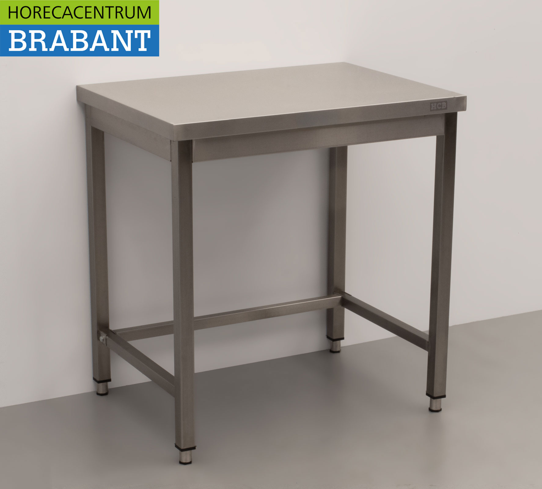 HCB Edelstahl Arbeitstisch Basic-line 80 x 60 x 85 cm Catering – Bild 3