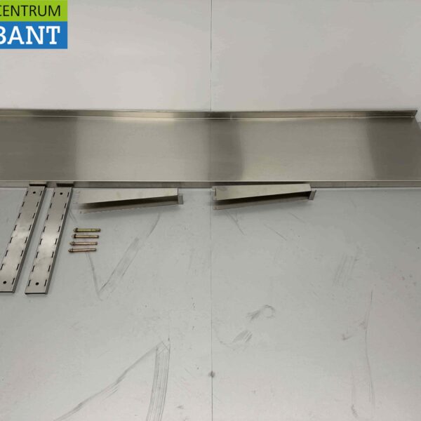 Edelstahl Wandregal Basic-line 150 x 30 cm Horeca