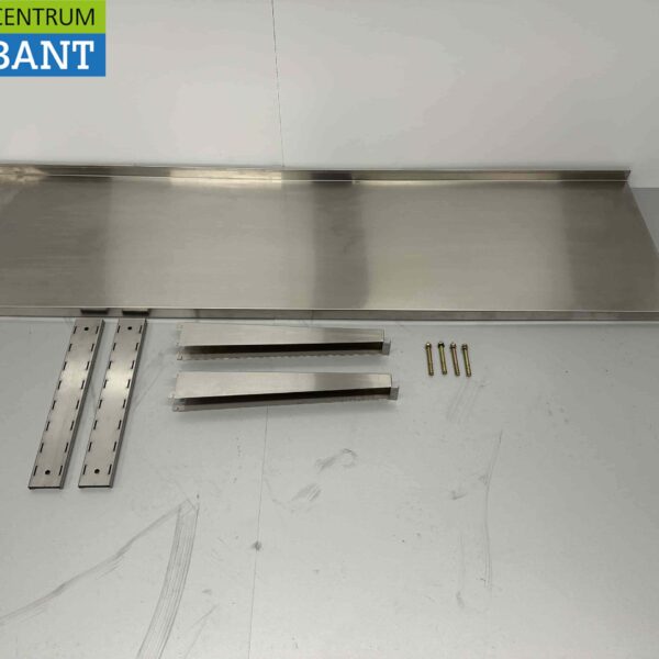 Edelstahl Wandregal Basic-line 150 x 40 cm Horeca