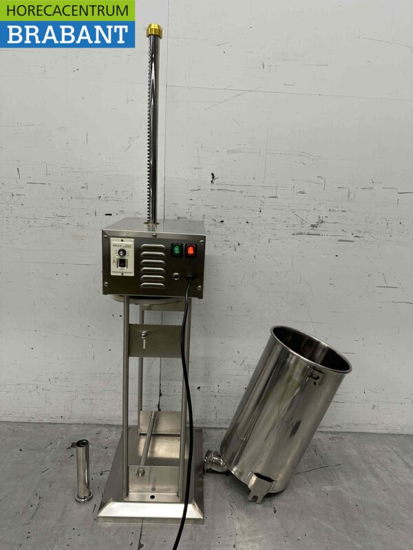 Edelstahl HCB Elektrischer Füllkasten Wurstfüller 25 Liter 230V Metzgerei – Bild 7