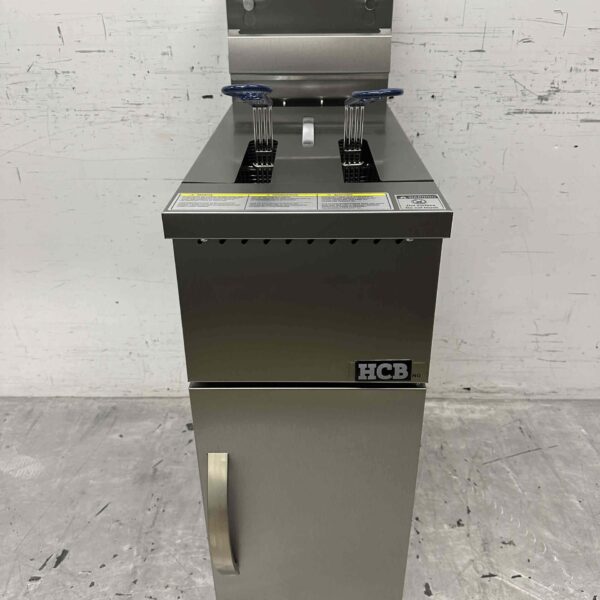 Edelstahl Fritteuse Friteuse 15 Liter Premium-line GAS Catering