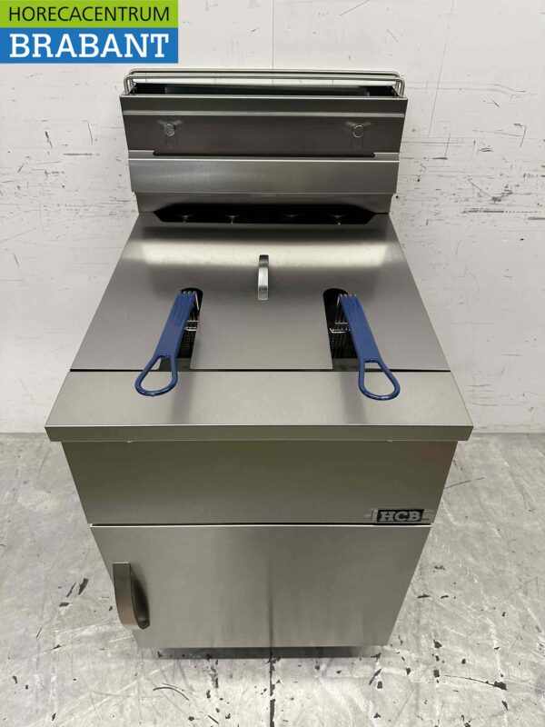 Edelstahl Friteuse Fritteuse 45 Liter Premium-line GAS Catering – Bild 2