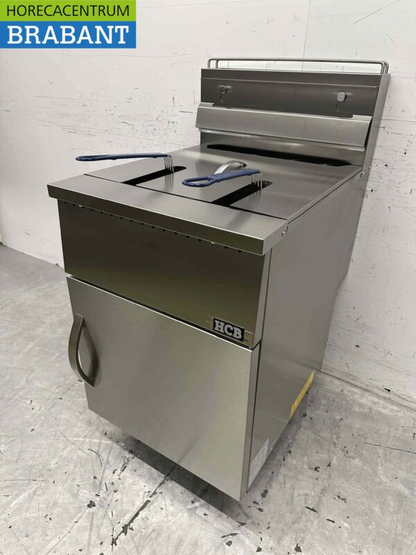 Edelstahl Friteuse Fritteuse 45 Liter Premium-line GAS Catering – Bild 4