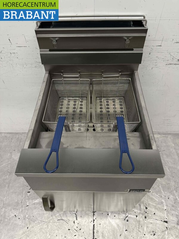Edelstahl Friteuse Fritteuse 45 Liter Premium-line GAS Catering – Bild 6