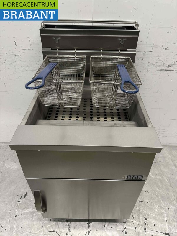 Edelstahl Friteuse Fritteuse 45 Liter Premium-line GAS Catering – Bild 7
