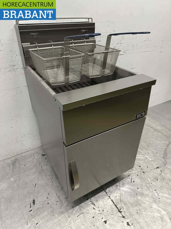 Edelstahl Friteuse Fritteuse 45 Liter Premium-line GAS Catering – Bild 8