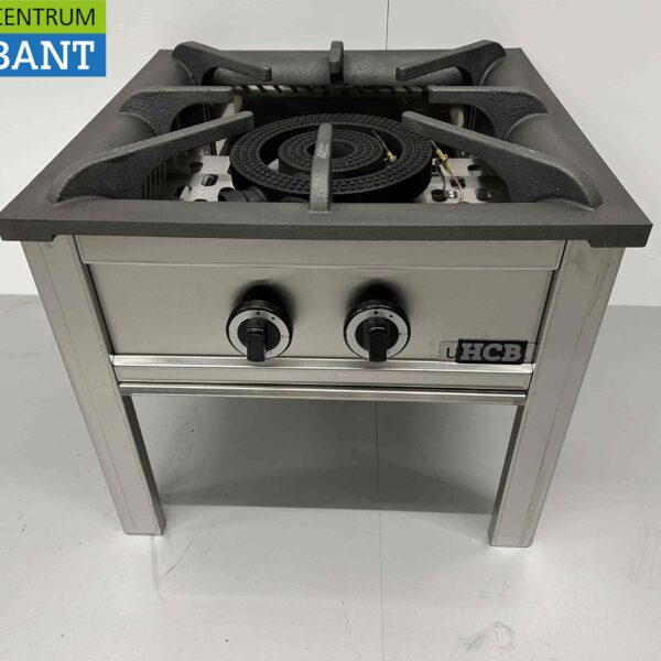 Edelstahl Hokker Wok Brenner Wok Doppelbrenner Premium-line 22 kW Horeca