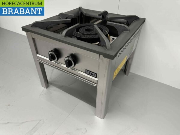 Edelstahl Hokker Wok Brenner Wok Doppelbrenner Premium-line 22 kW Horeca – Bild 2
