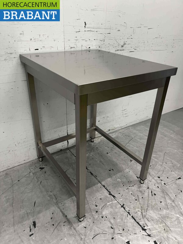 Edelstahl Arbeitstisch Basic-line 60 x 70 x 85 cm Catering – Bild 3