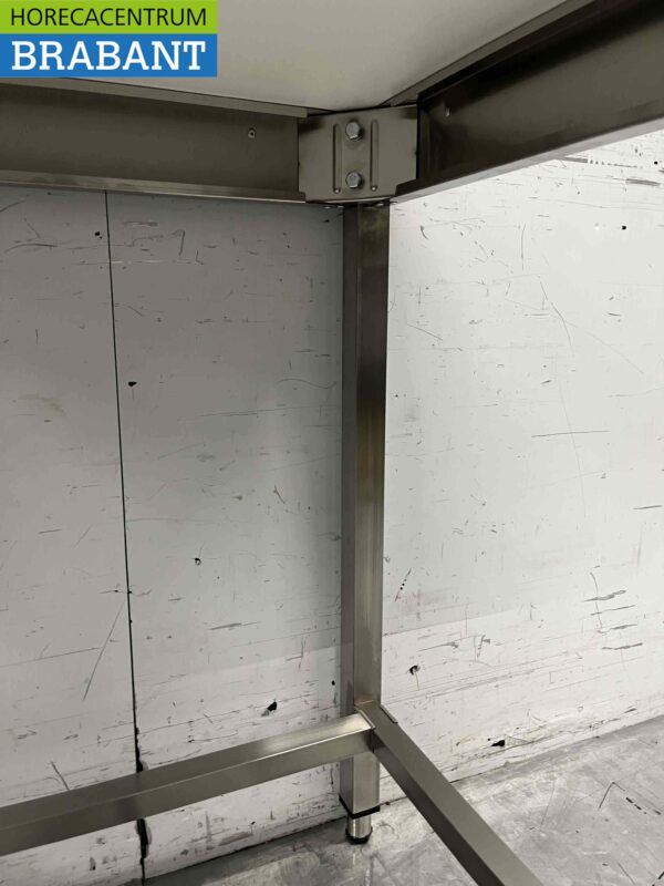 Edelstahl Arbeitstisch Basic-line 60 x 70 x 85 cm Catering – Bild 5