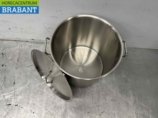 Edelstahl Suppentopf Kochtopf Induktion 43 x 42 cm 50 Liter Catering – Bild 3