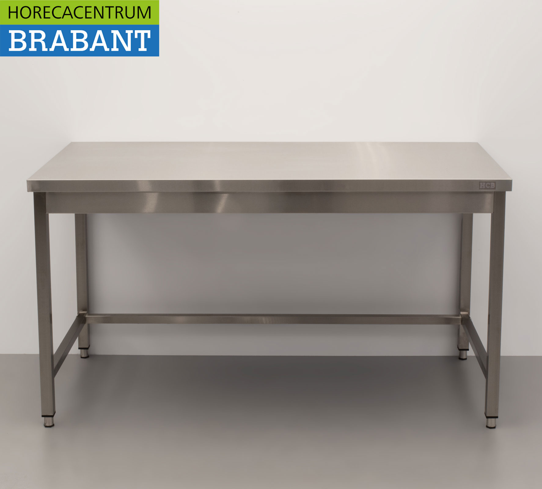 HCB Edelstahl Arbeitstisch Basic-line 150 x 70 x 85 cm Horeca