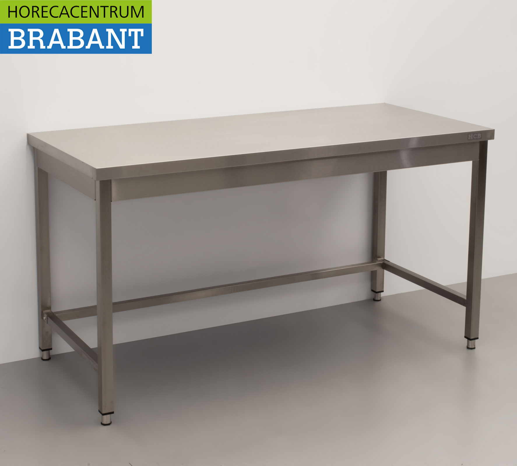 HCB Edelstahl Arbeitstisch Basic-line 150 x 70 x 85 cm Horeca – Bild 3