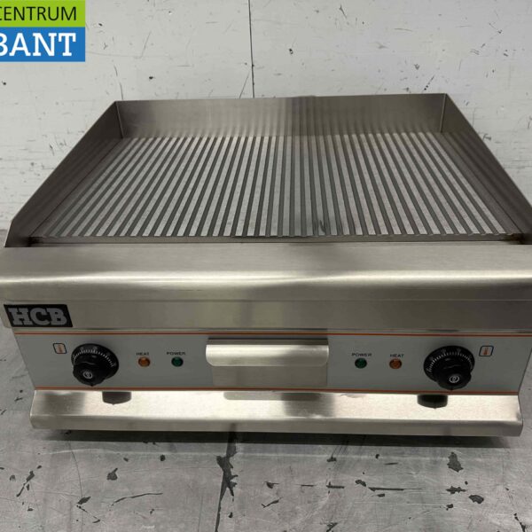 Edelstahl Grillplatte Griddle Griddle 60 cm 400V Horeca