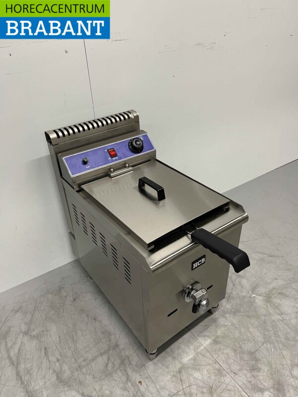 Edelstahl Friteuse 14 Liter PROPAAN GAS Catering – Bild 3