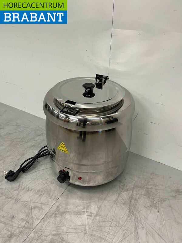 Edelstahl Suppenkessel Suppenterrine 10 Liter 230V Horeca – Bild 2