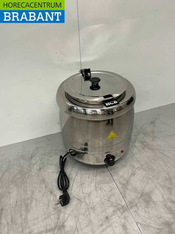 Edelstahl Suppenkessel Suppenterrine 10 Liter 230V Horeca – Bild 3