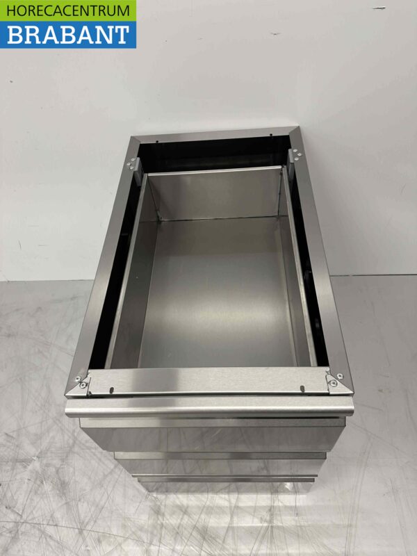 Unterer Schubladenschrank aus Edelstahl 3 Schubladen Premium-line Catering – Bild 4