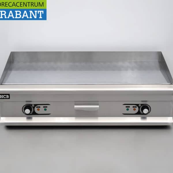 HCB Edelstahl-Backblech, Grillplatte, verchromtes Backblech, 100 cm, 400 V, Gastronomie