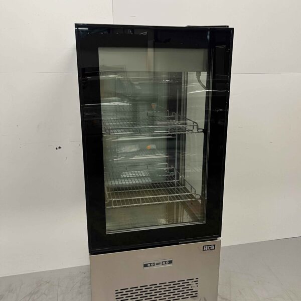 Edelstahl-Kühlvitrine Bäckerei-Vitrine 270 Liter 230V Horeca