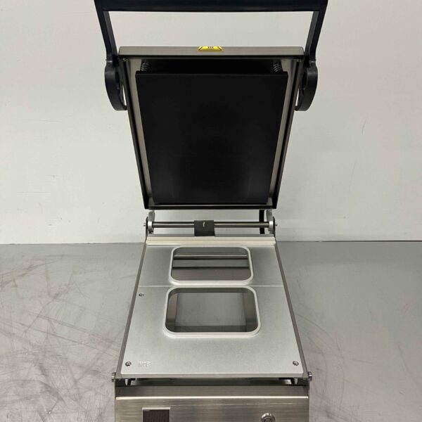 Traysealer Topseal Maschine Versiegelungsmaschine mit Doppelform 187 x 137 mm 230V Horeca