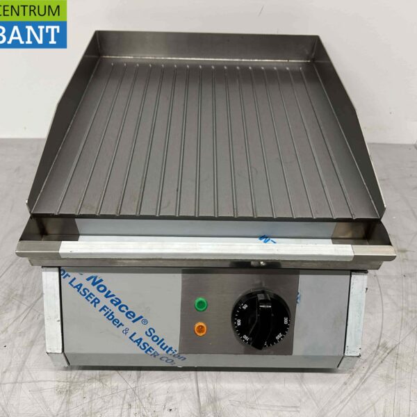 Saro Bratplatte aus Edelstahl Fry Top 400 GR 230V Horeca