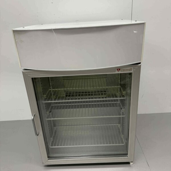 Caravell Glastür-Kühlschrank Kühlung Tischplatte 117 Liter 230V Catering