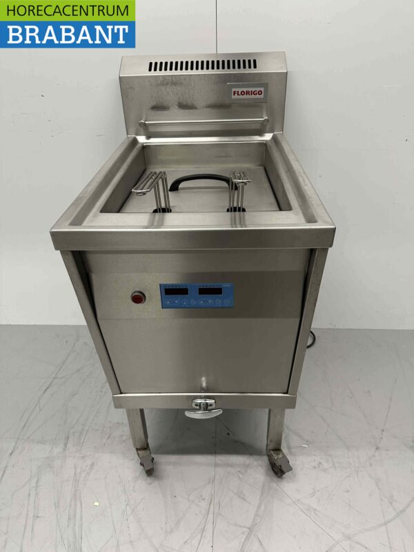 Edelstahl Florigo HR Hochleistungsfritteuse Fritteuse 20 Liter 25 kW GAS Horeca