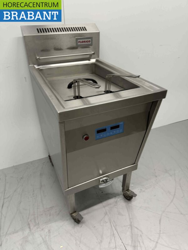 Edelstahl Florigo HR Hochleistungsfritteuse Fritteuse 20 Liter 25 kW GAS Horeca – Bild 3