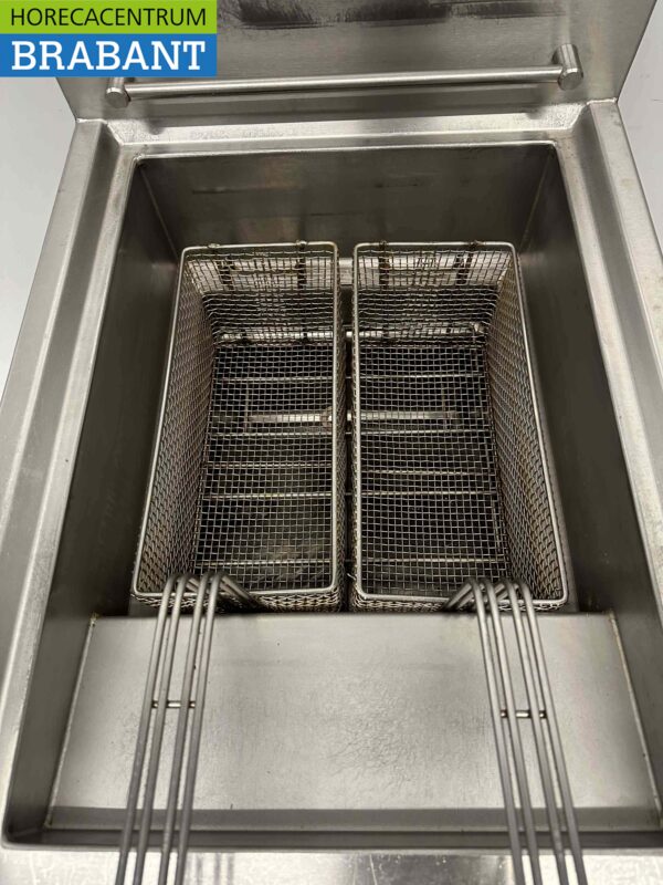 Edelstahl Florigo HR Hochleistungsfritteuse Fritteuse 20 Liter 25 kW GAS Horeca – Bild 5