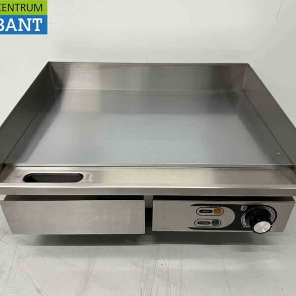 Edelstahl Grillplatte Backblech Chromplatte 55 cm 230V Horeca