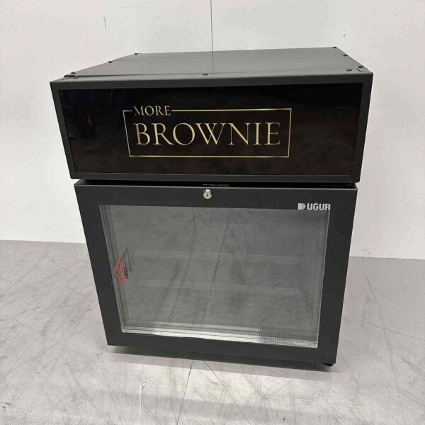 Ugur UDD 65 DTKL Glastür-Gefrierschrank Gefrierschrank Glastür 63 Liter 230V Horeca