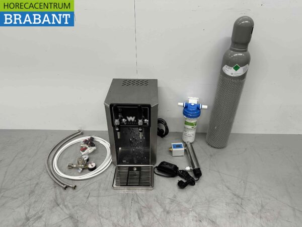 Edelstahl Wasserpure Thor 50 Professioneller Wasserspender Kaltes Wasser und kaltes Sprudelwasser 230V Horeca