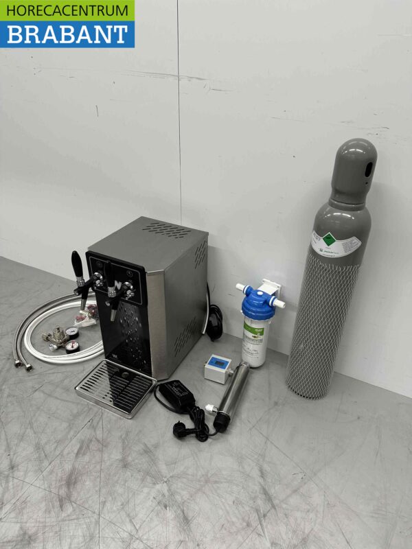 Edelstahl Wasserpure Thor 50 Professioneller Wasserspender Kaltes Wasser und kaltes Sprudelwasser 230V Horeca – Bild 2