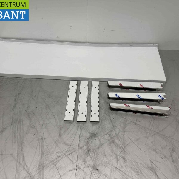 Wandregal aus Edelstahl 150 x 40 cm Horeca