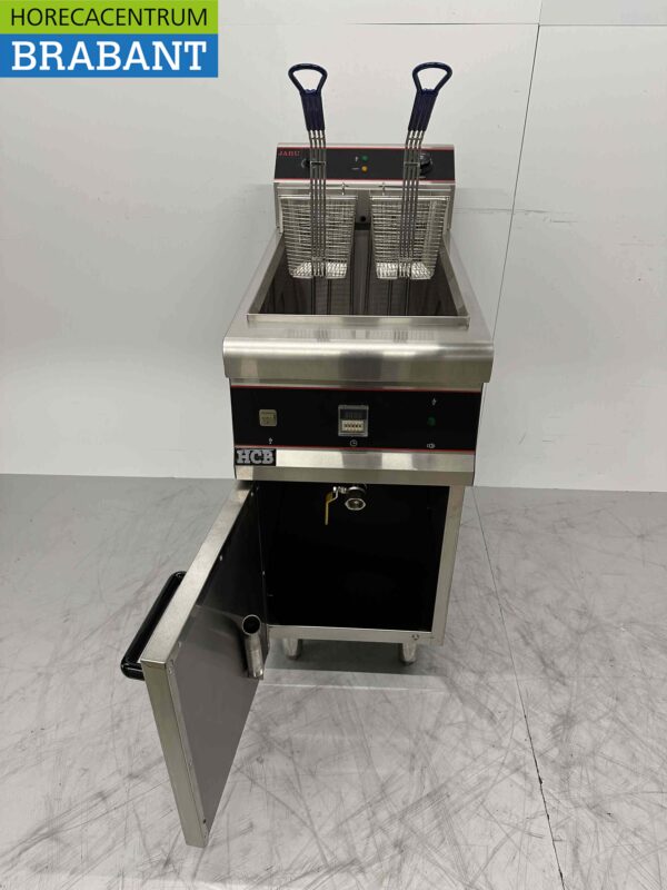 Edelstahl Friteuse Fritteuse 30 Liter 10 kW 400V Horeca – Bild 6