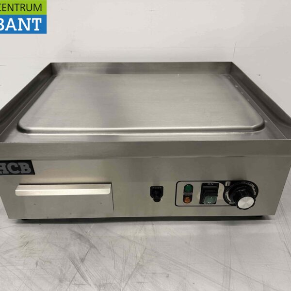 Edelstahl Grillplatte Backblech 55 cm 230V Horeca